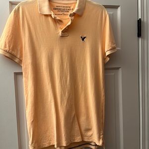 American Eagle Light Orange Polo